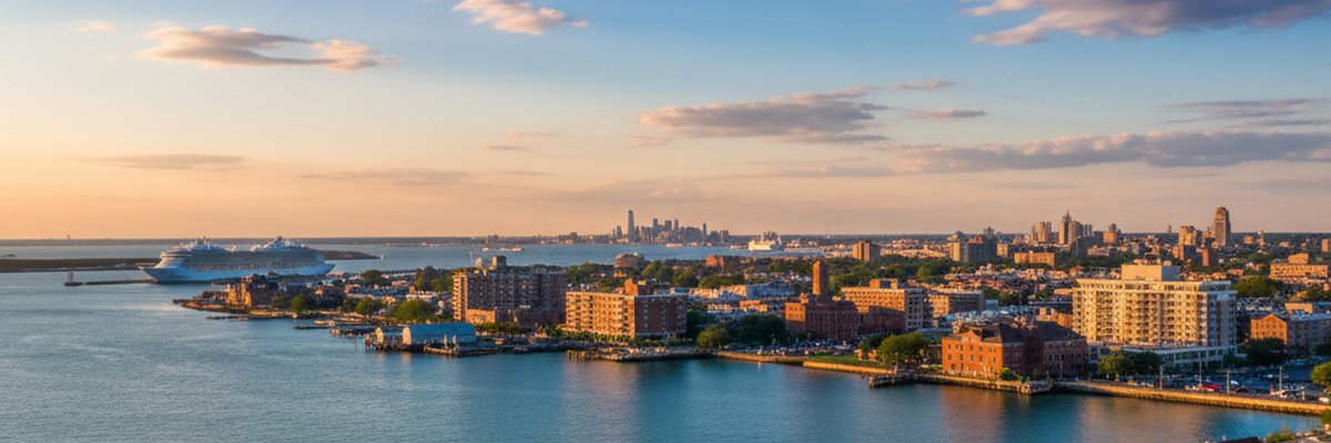 Cape Liberty (New York), New Jersey Kreuzfahrt-Hafen — Reiseziel