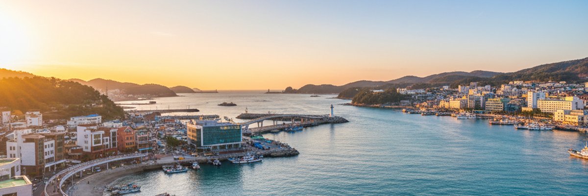 Yeosu, South Korea Kreuzfahrt-Hafen — Reiseziel